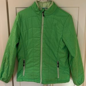 REI girls large (14-16) green puffer jacket